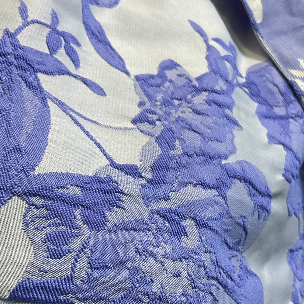 Adrianna Papell Blue Floral Midi Dress - Picture 9 of 9